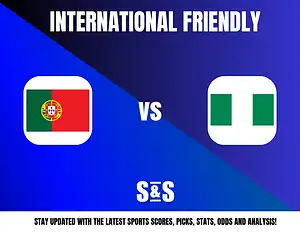 International Friendly between Portugal and Nigeria.