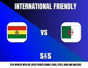 International Friendly match between Bolivia and Algeria.