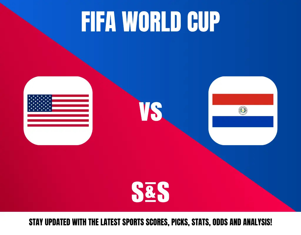 FIFA WORLD CUP: United States vs. Paraguay. Stay updated with the latest sports scores, picks, stats, odds, and analysis!