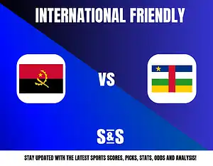 International Friendly: Angola vs. Central African Republic.