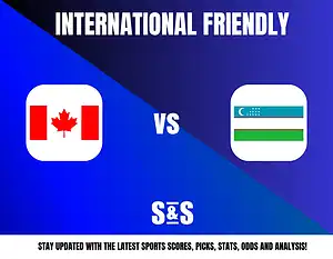 International Friendly match between Canada and Uzbekistan.