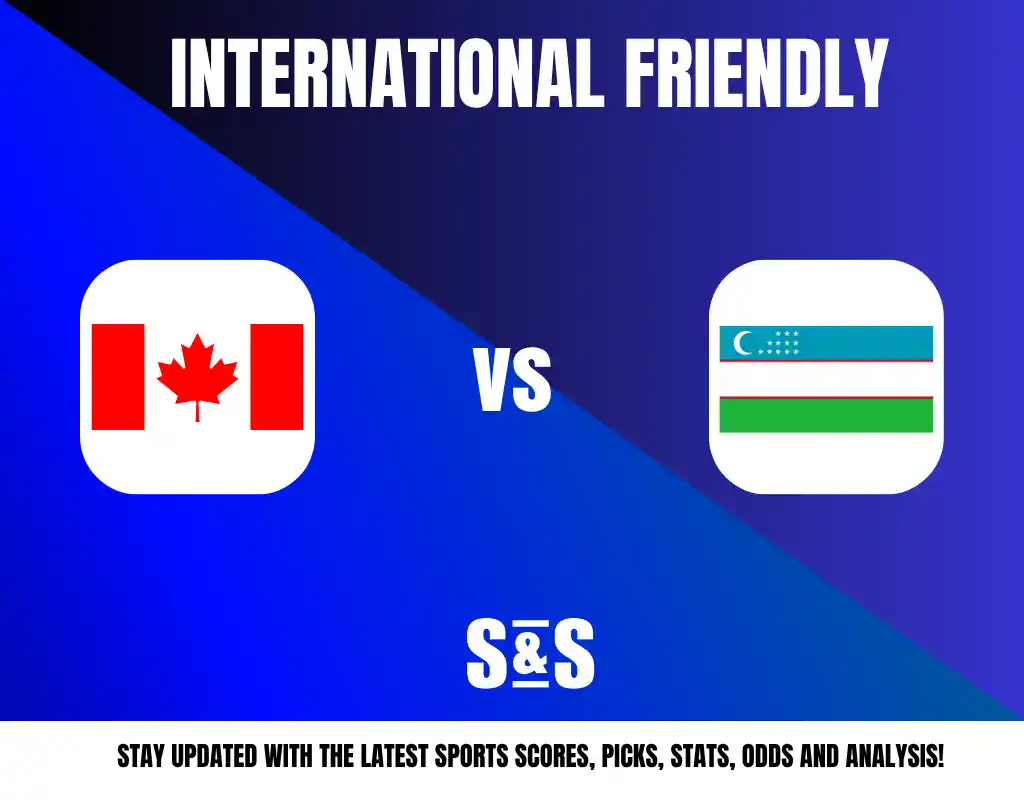 International Friendly match between Canada and Uzbekistan.