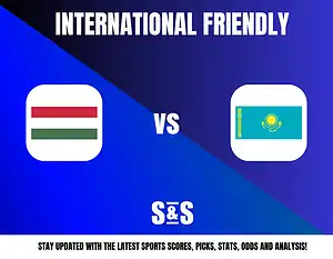 International Friendly matchup between Hungary and Kazakhstan.