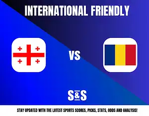 International Friendly between Georgia and Romania.