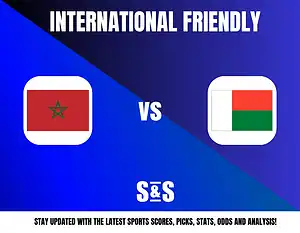 International Friendly: Morocco vs Madagascar. Stay updated with the latest sports scores, picks, stats, odds, and analysis!