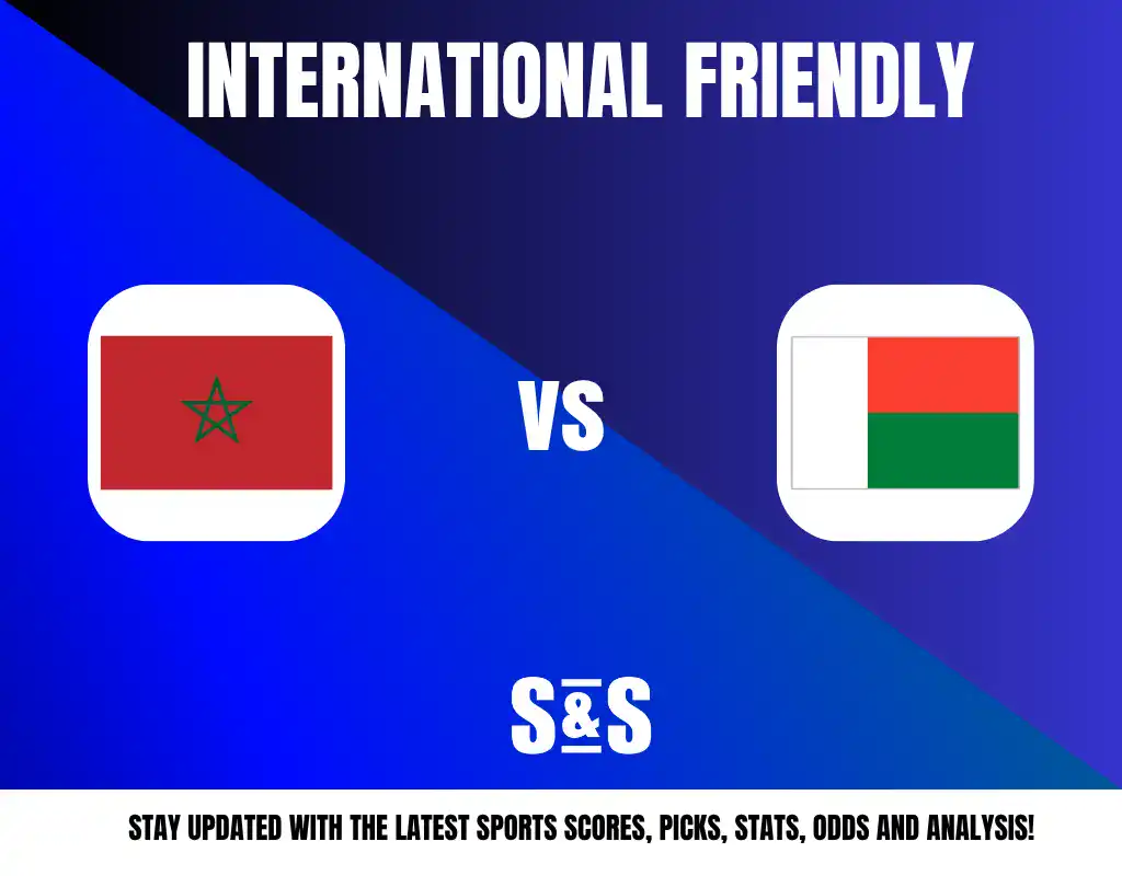 International Friendly: Morocco vs Madagascar. Stay updated with the latest sports scores, picks, stats, odds, and analysis!