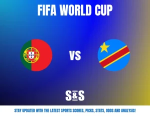 FIFA WORLD CUP: Portugal vs Congo. Stay updated with the latest sports scores, picks, stats, odds and analysis!
