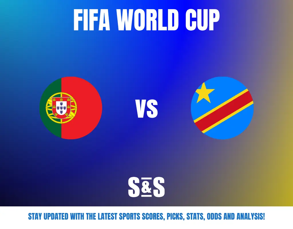 FIFA WORLD CUP: Portugal vs Congo. Stay updated with the latest sports scores, picks, stats, odds and analysis!