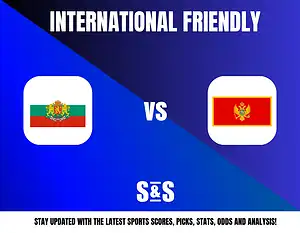 International Friendly between Bulgaria and Montenegro.