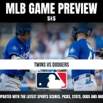 MLB game preview: Twins vs Dodgers, with a reminder to stay updated with the latest sports scores, picks, stats, odds, and analysis.
