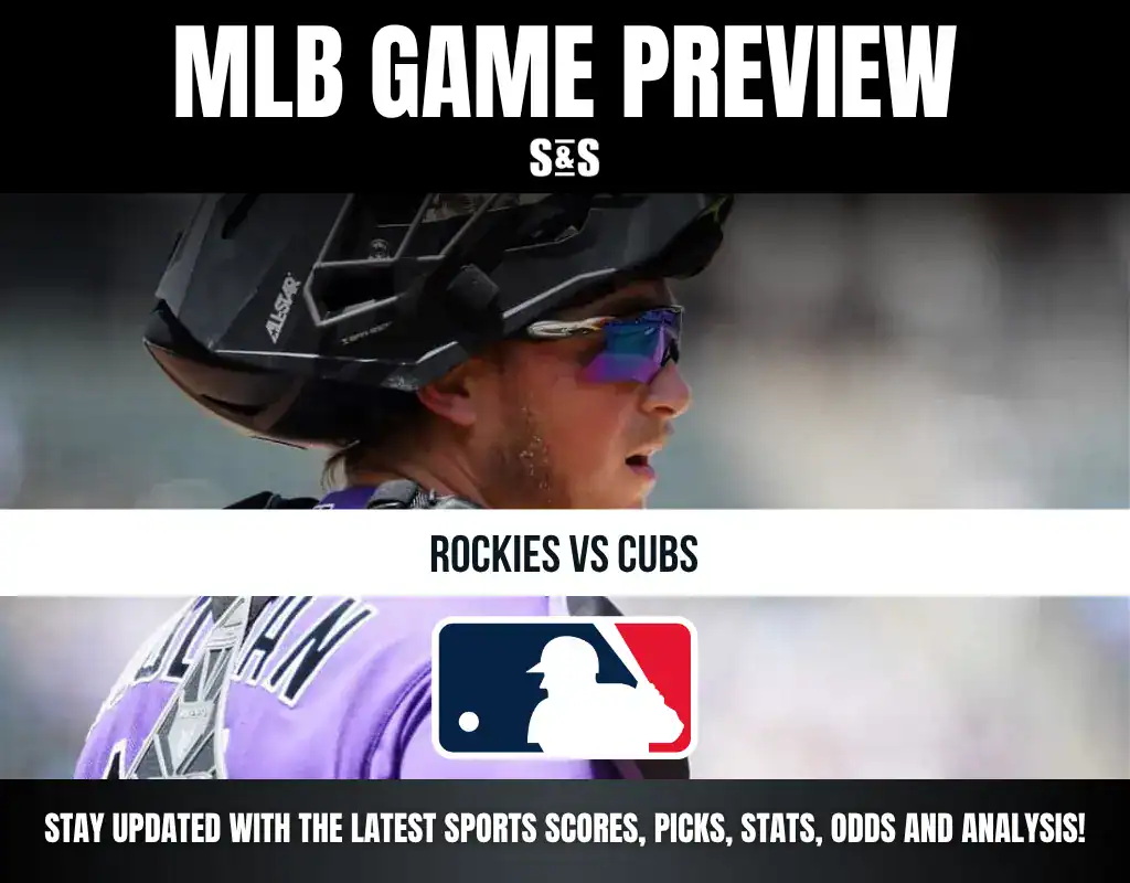 MLB Game Preview featuring Rockies vs Cubs, with an emphasis on staying updated with the latest sports scores, picks, stats, odds, and analysis.