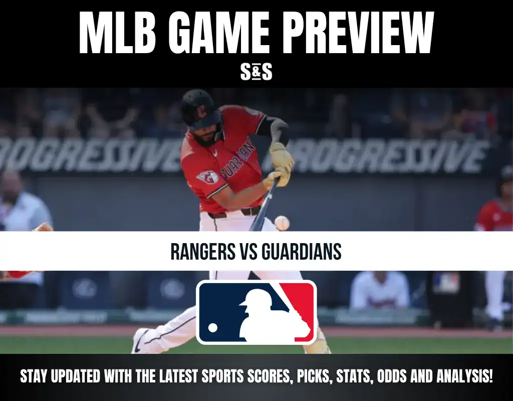 MLB Game Preview: Rangers vs Guardians. Stay updated with the latest sports scores, picks, stats, odds, and analysis.