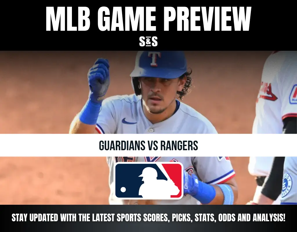 MLB Game Preview: Guardians vs Rangers. Stay updated with the latest sports scores, picks, stats, odds, and analysis!