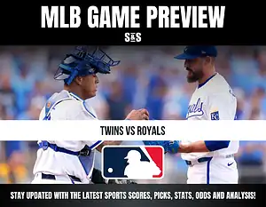 MLB Game Preview: Twins vs Royals, Stay updated with the latest sports scores, picks, stats, odds and analysis.