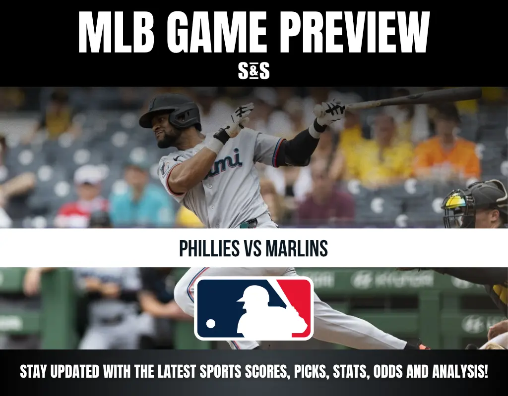 MLB Game Preview: Phillies vs Marlins. Stay updated with the latest sports scores, picks, stats, odds, and analysis!