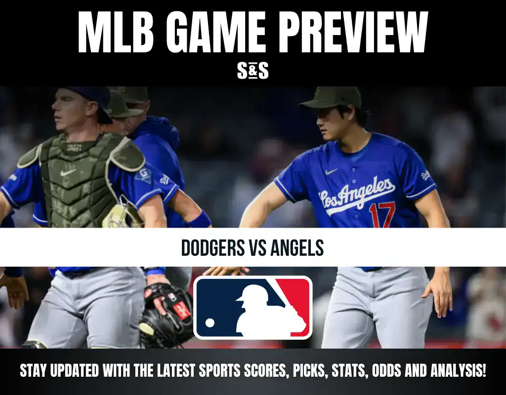 MLB Game Preview featuring Dodgers vs Angels with a focus on staying updated with the latest sports scores, picks, stats, odds, and analysis.