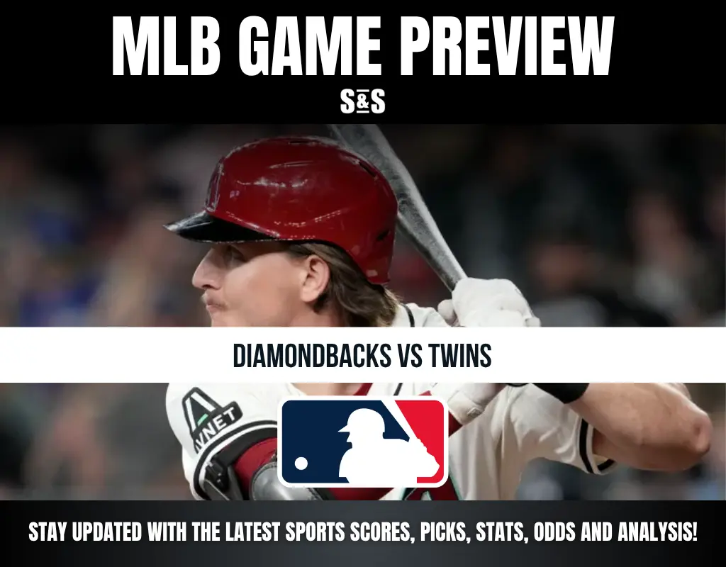 MLB Game Preview S&S: Diamondbacks vs Twins, stay updated with the latest sports scores, picks, stats, odds, and analysis.