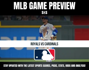 MLB Game Preview featuring a player from the Kansas City Royals against the St. Louis Cardinals. Stay updated with the latest sports scores, picks, stats, odds, and analysis.