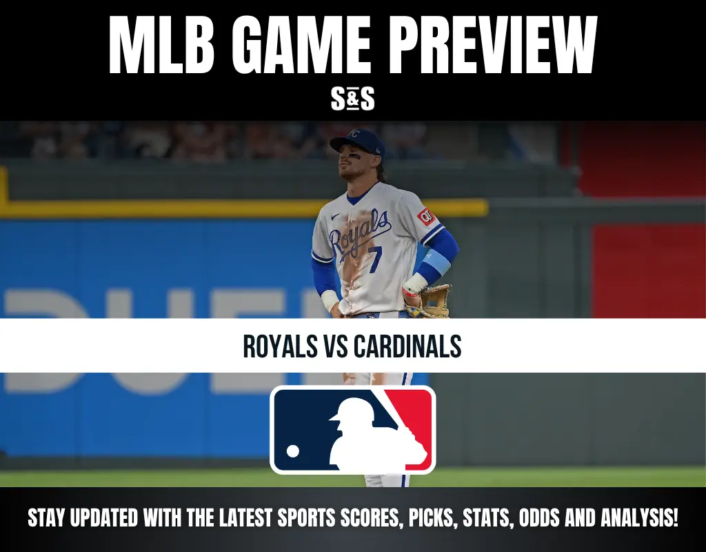 MLB Game Preview featuring a player from the Kansas City Royals against the St. Louis Cardinals. Stay updated with the latest sports scores, picks, stats, odds, and analysis.