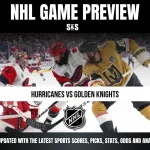 NHL Game Preview featuring the Hurricanes vs Golden Knights, with a focus on staying updated with the latest sports scores, picks, stats, odds, and analysis.