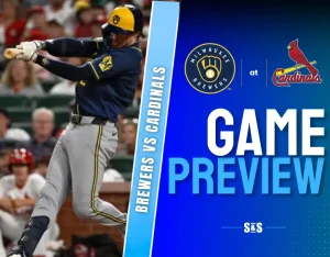 Brewers vs Cardinals Game Preview image.