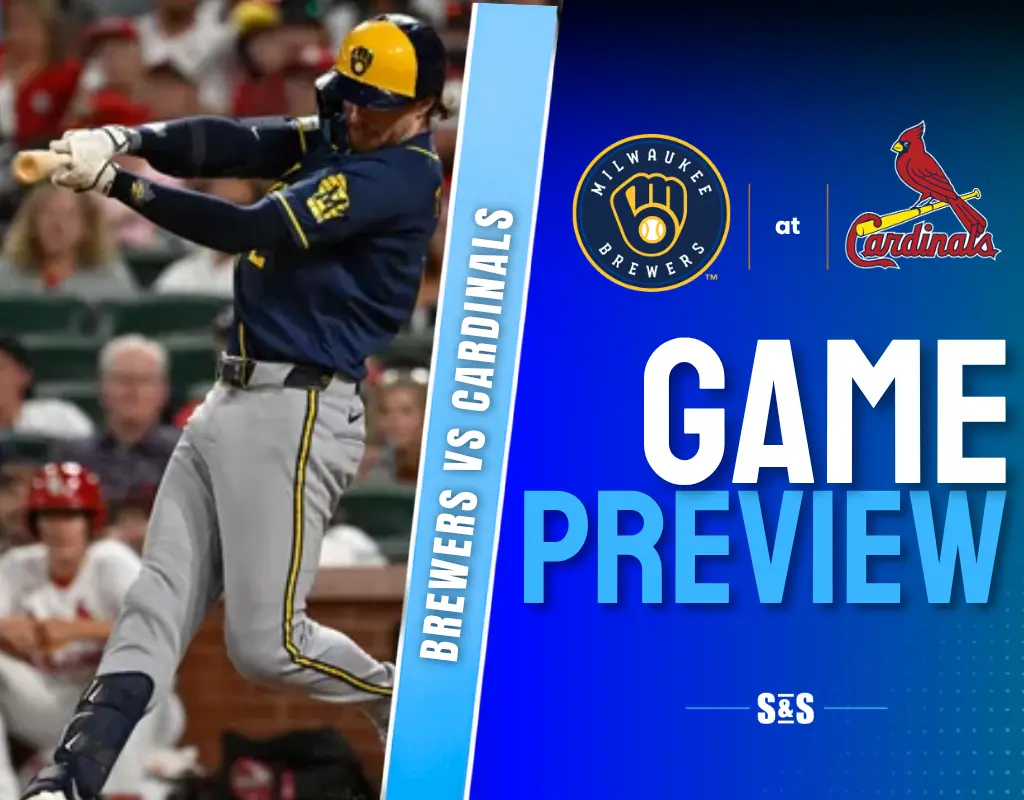 Brewers vs Cardinals Game Preview image.