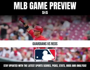 MLB GAME PREVIEW S&S GUARDIANS VS REDS STAY UPDATED WITH THE LATEST SPORTS SCORES, PICKS, STATS, ODDS AND ANALYSIS!