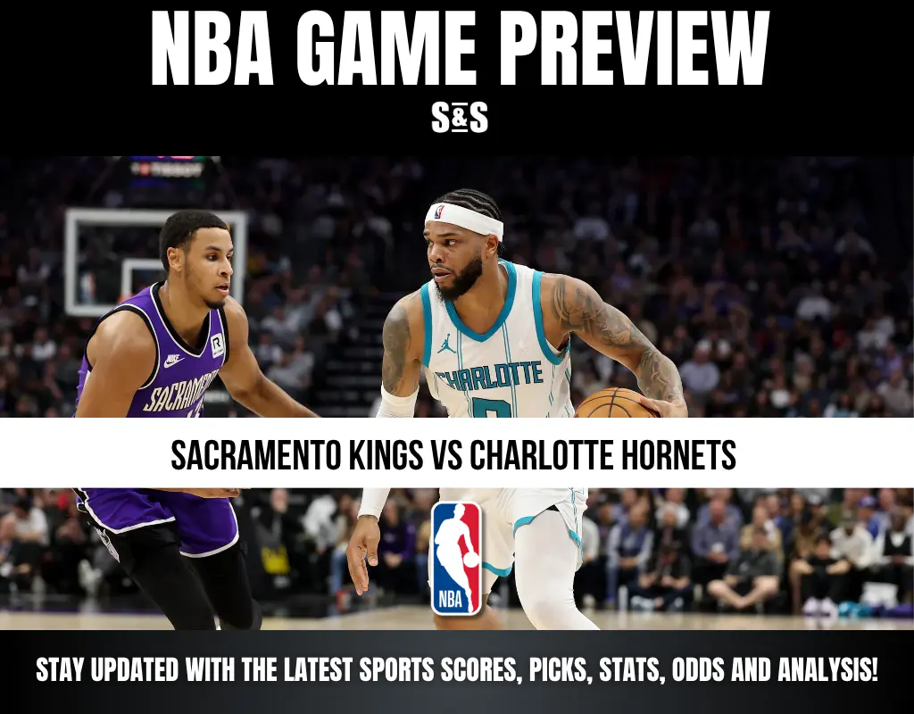 NBA Game Preview: Sacramento Kings vs Charlotte Hornets. Stay updated with the latest sports scores, picks, stats, odds, and analysis.