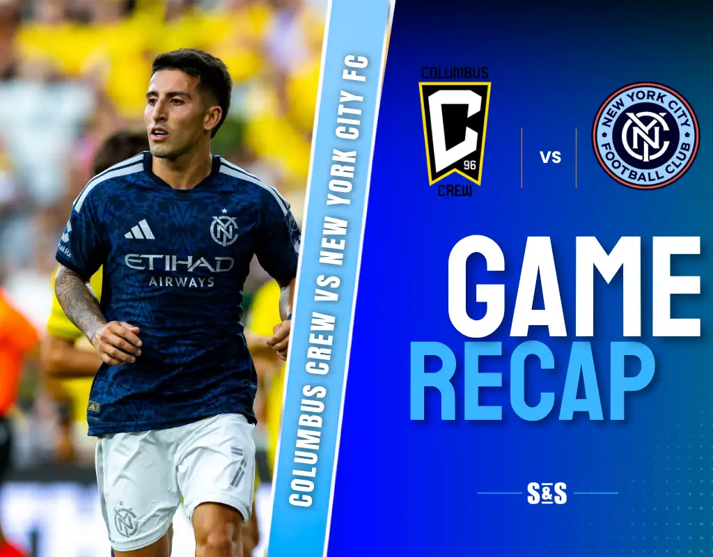 Columbus Crew vs New York City FC game recap.