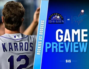 Colorado Rockies vs Los Angeles Dodgers game preview.