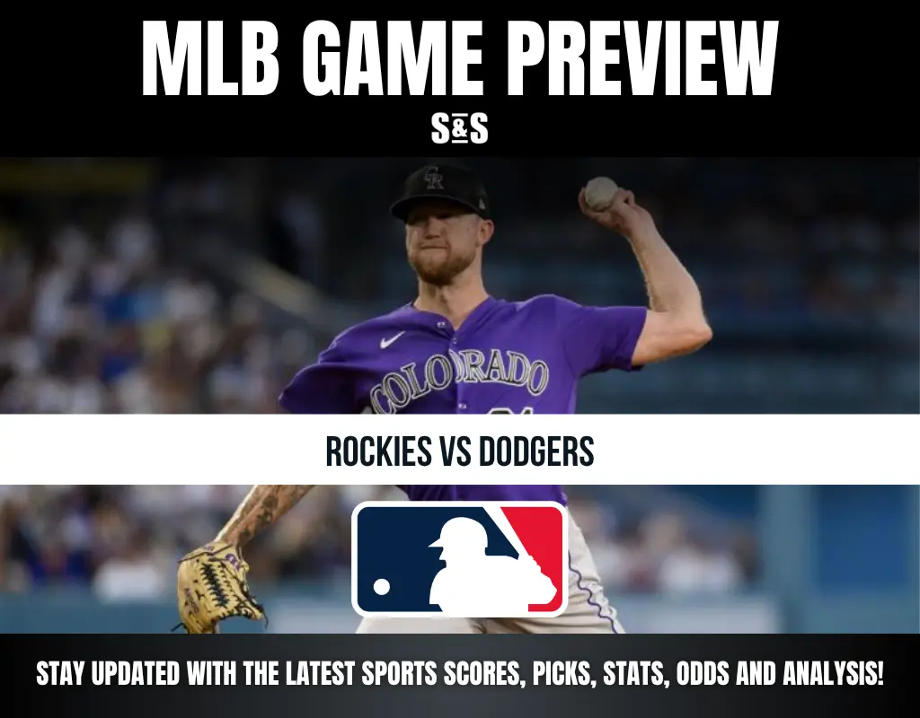 MLB Game Preview: Rockies vs Dodgers. Stay updated with the latest sports scores, picks, stats, odds, and analysis!