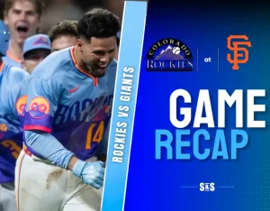Game recap for Rockies vs. Giants.