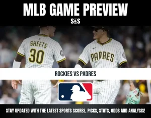 MLB Game Preview: Rockies vs Padres. Stay updated with the latest sports scores, picks, stats, odds, and analysis!