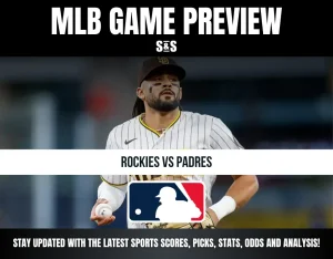 MLB Game Preview: Rockies vs Padres. Stay updated with the latest sports scores, picks, stats, odds and analysis!