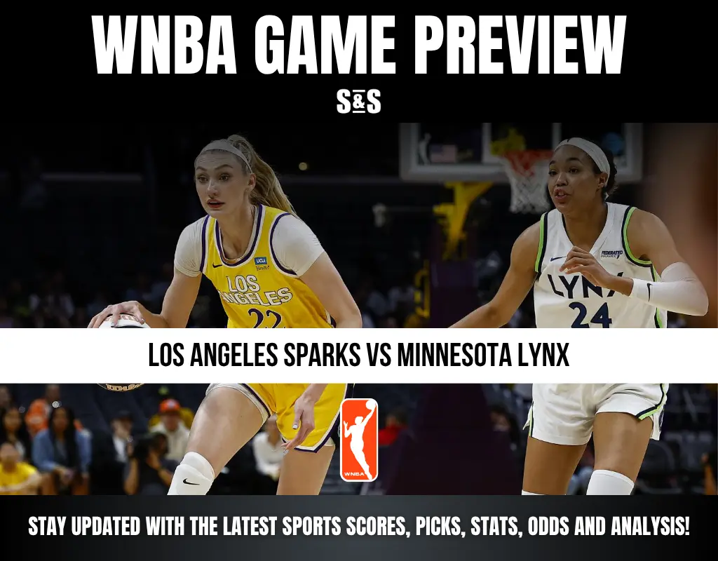 WNBA game preview featuring Los Angeles Sparks vs Minnesota Lynx.