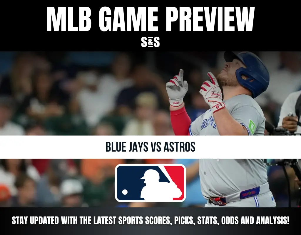 MLB Game Preview: Blue Jays vs. Astros. Stay updated with the latest sports scores, picks, stats, odds, and analysis!