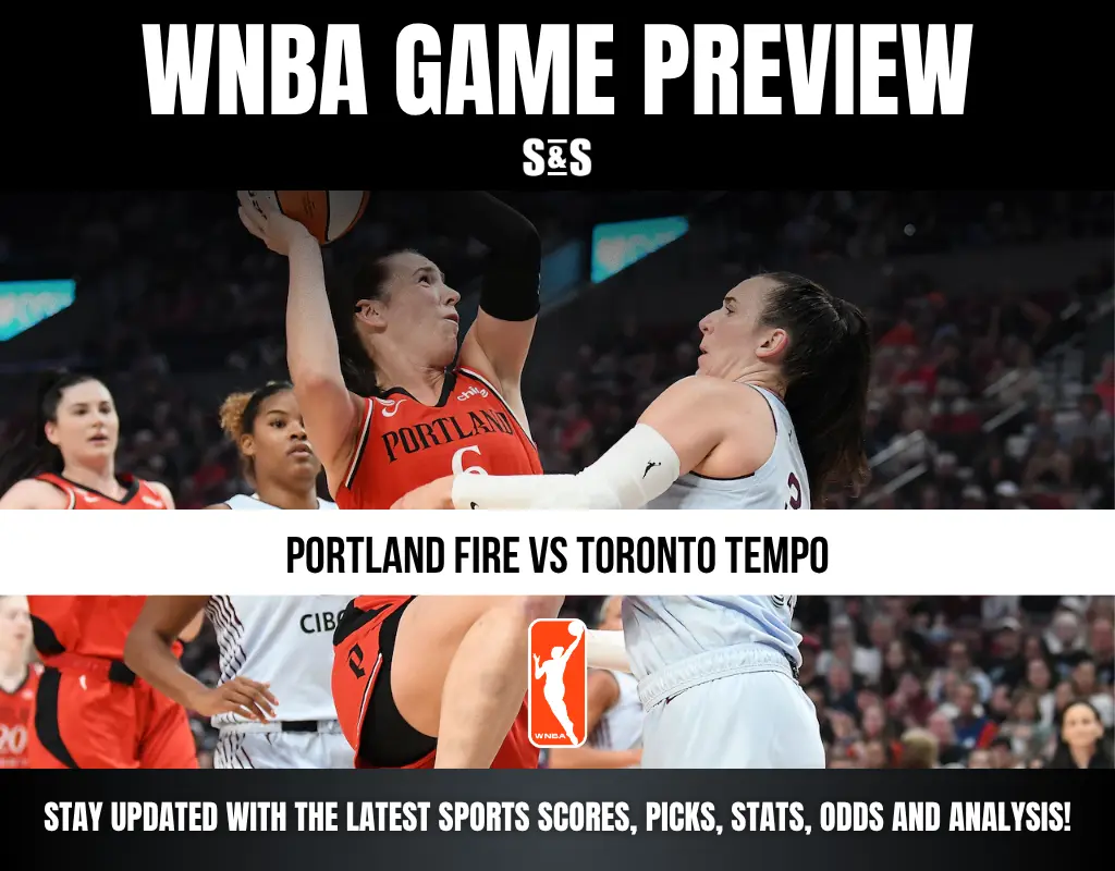 WNBA GAME PREVIEW: PORTLAND FIRE vs TORONTO TEMPO. Stay updated with the latest sports scores, picks, stats, odds, and analysis!
