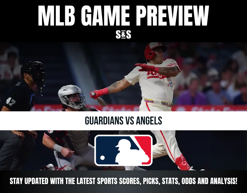 MLB Game Preview: Guardians vs Angels. Stay updated with the latest sports scores, picks, stats, odds, and analysis!