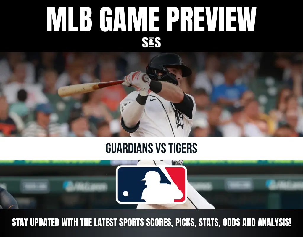 MLB Game Preview: Guardians vs Tigers. Stay updated with the latest sports scores, picks, stats, odds, and analysis!