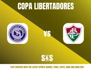 Copa Libertadores: Independiente Rivadavia vs Fluminense. Stay updated with the latest sports scores, picks, stats, odds, and analysis!
