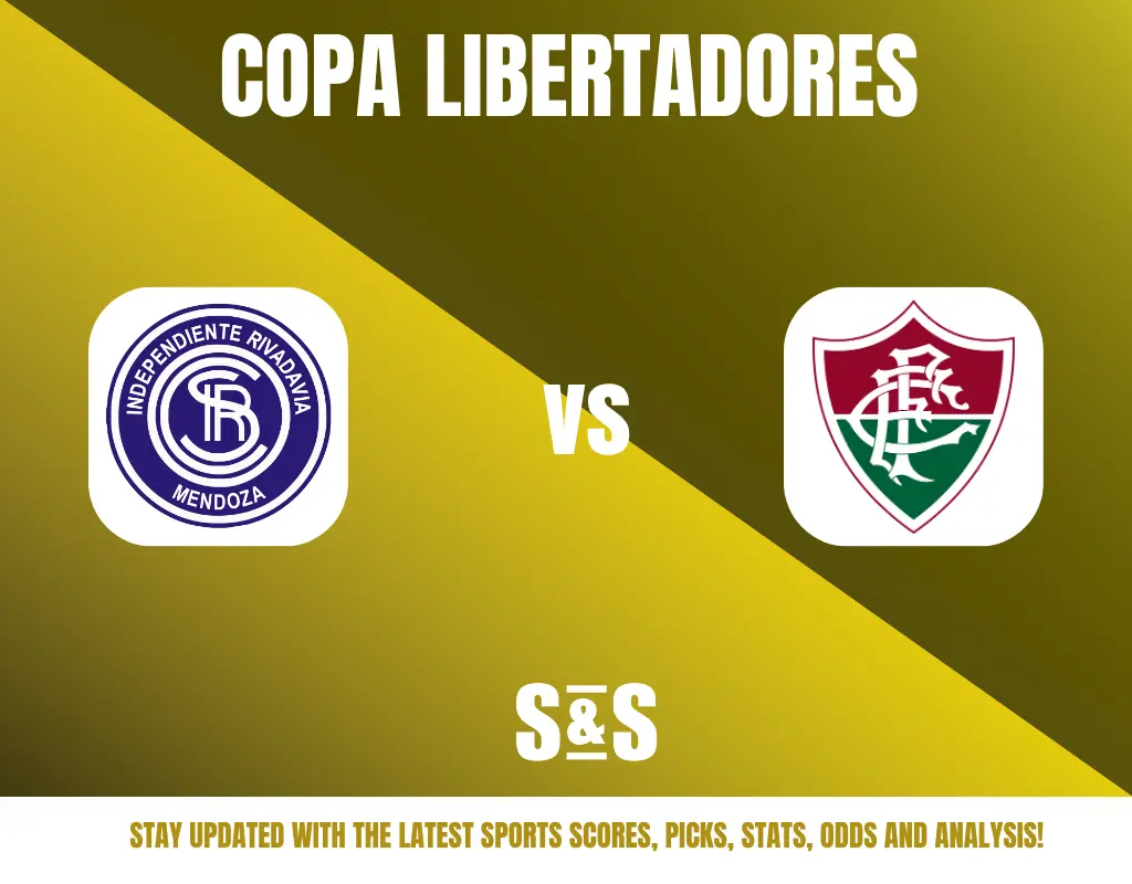 Copa Libertadores: Independiente Rivadavia vs Fluminense. Stay updated with the latest sports scores, picks, stats, odds, and analysis!