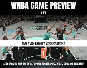 WNBA Game Preview: New York Liberty vs Chicago Sky. Stay updated with the latest sports scores, picks, stats, odds, and analysis.