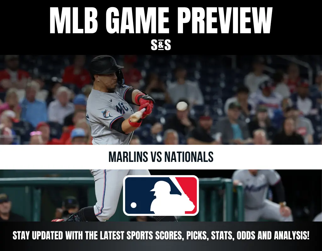 MLB Game Preview for Marlins vs Nationals. Stay updated with the latest sports scores, picks, stats, odds, and analysis!