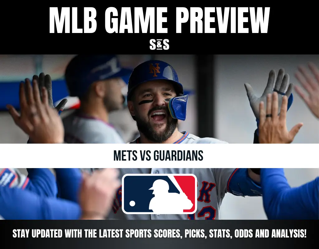 MLB GAME PREVIEW: METS VS GUARDIANS. STAY UPDATED WITH THE LATEST SPORTS SCORES, PICKS, STATS, ODDS AND ANALYSIS!