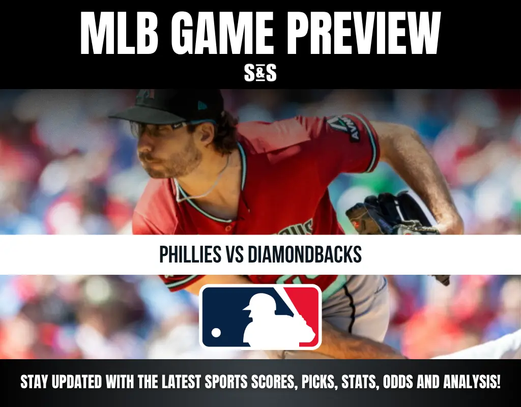 MLB Game Preview: Phillies vs Diamondbacks. Stay updated with the latest sports scores, picks, stats, odds, and analysis!