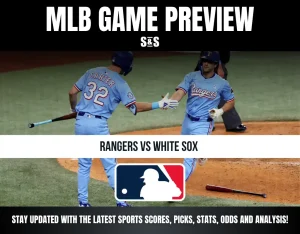 Two Texas Rangers players in light blue uniforms high-five near home plate during MLB game preview of Rangers vs White Sox.