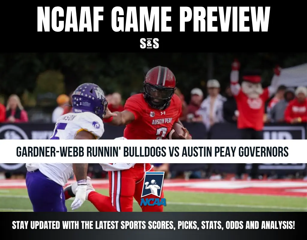 NCAA Football Game Preview: Gardner-Webb Runnin' Bulldogs vs. Austin Peay Governors. Stay updated with the latest sports scores, picks, stats, odds, and analysis.