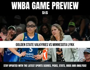 WNBA Game Preview: Golden State Valkyries vs Minnesota Lynx. Stay updated with the latest sports scores, picks, stats, odds, and analysis.