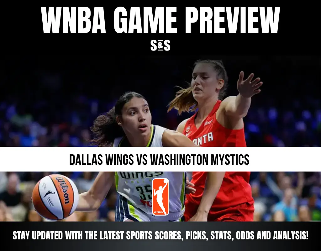 WNBA Game Preview: Dallas Wings vs Washington Mystics. Stay updated with the latest sports scores, picks, stats, odds, and analysis!