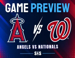Game preview for a matchup between the Angels and Nationals.